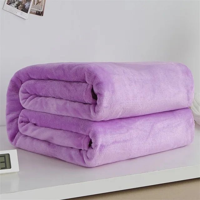 Bougie Soft Life Coral Fleece Travel Blanket - Bougie Cavelle LLC