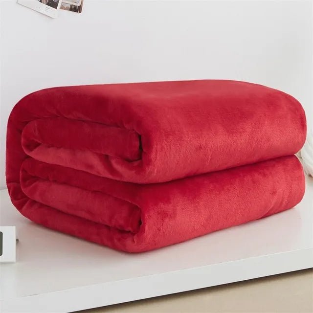 Bougie Soft Life Coral Fleece Travel Blanket - Bougie Cavelle LLC