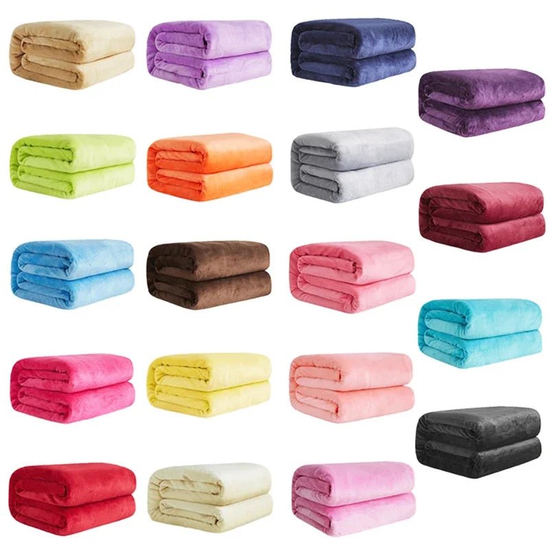 Bougie Soft Life Coral Fleece Travel Blanket - Bougie Cavelle LLC